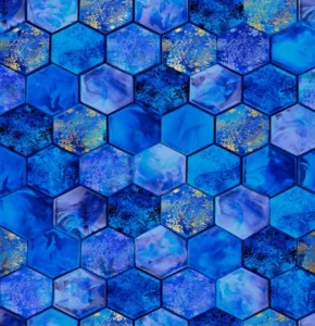 Santorini All-Over pool liner pattern