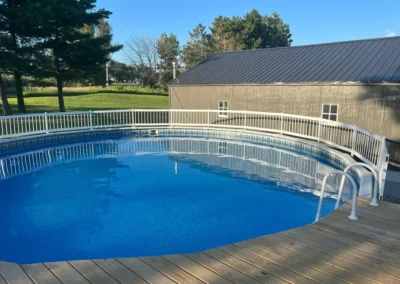 Bayview Slate above ground liner