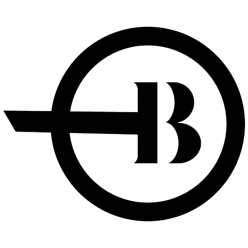 Transparent Branded B logo