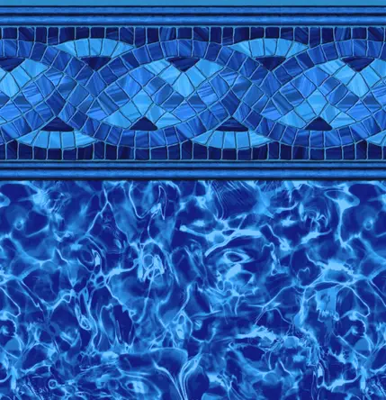 rendering of in-ground pool liner pattern, Carolina Arctic