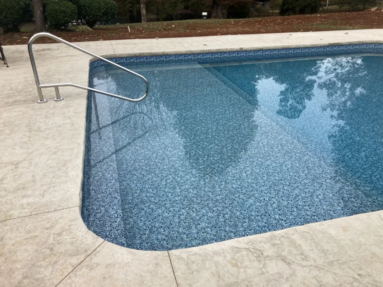 waterfall liner pattern pool