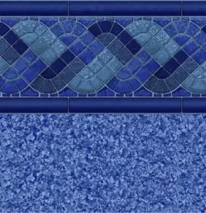 rendering of in-ground pool liner pattern, Raleigh Blue