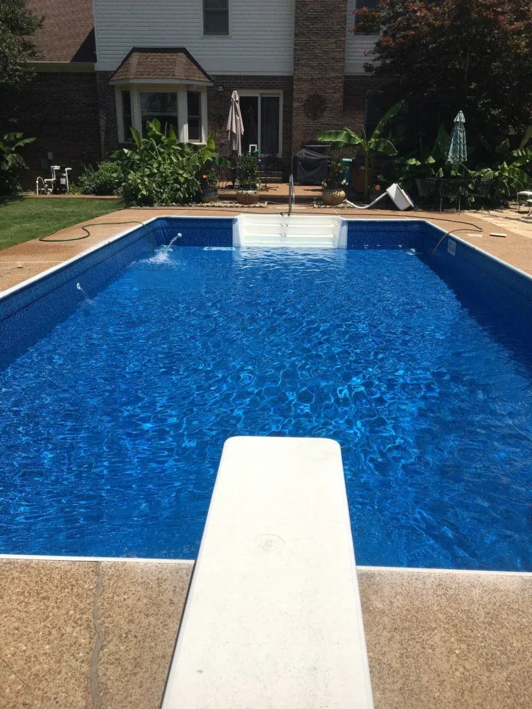 Sunburst Cobalt Pool with Diving Board