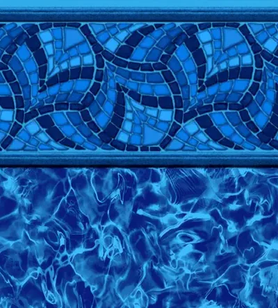 rendering of in-ground pool liner pattern, Carolina Arctic