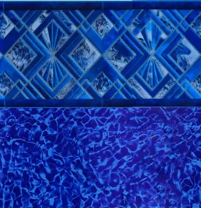 rendering of in-ground pool liner pattern, Diamond Deco