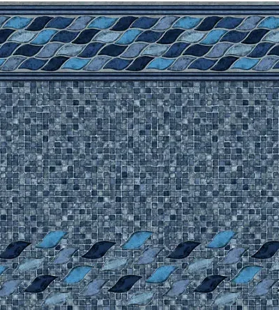 rendering of in-ground pool liner pattern, Mountain Mosaic